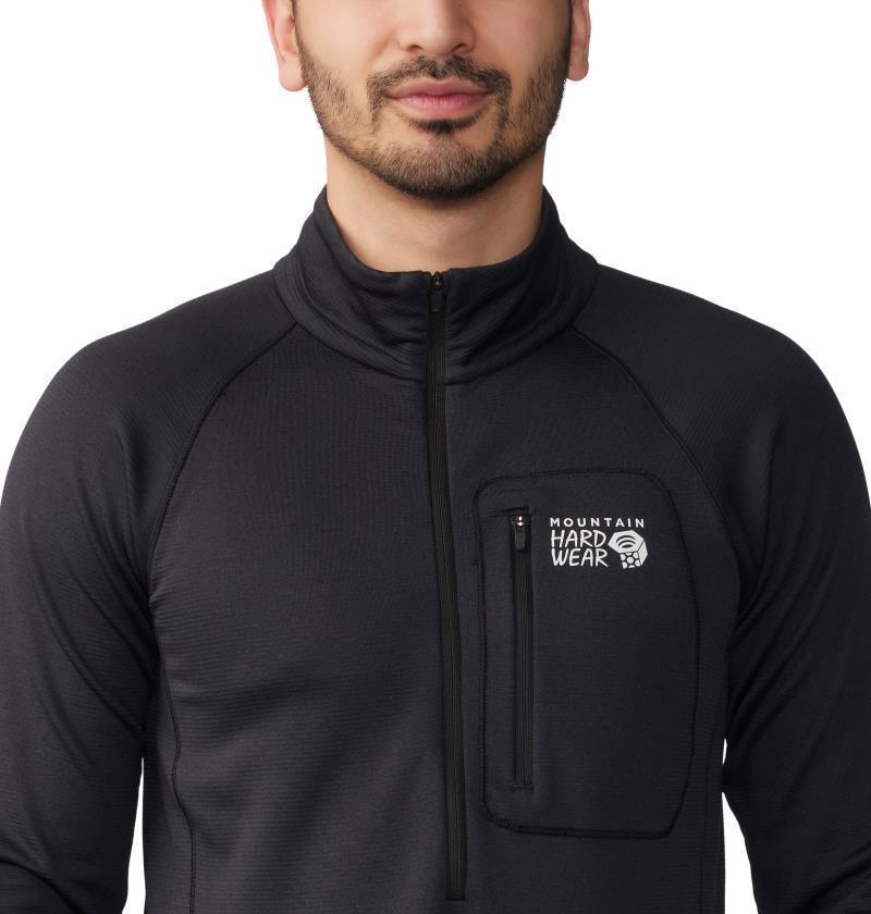 Glacial Trail Half Zip - Mens - Black 4