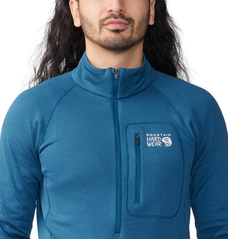 Glacial Trail Half Zip - Mens - Dark Caspian 4