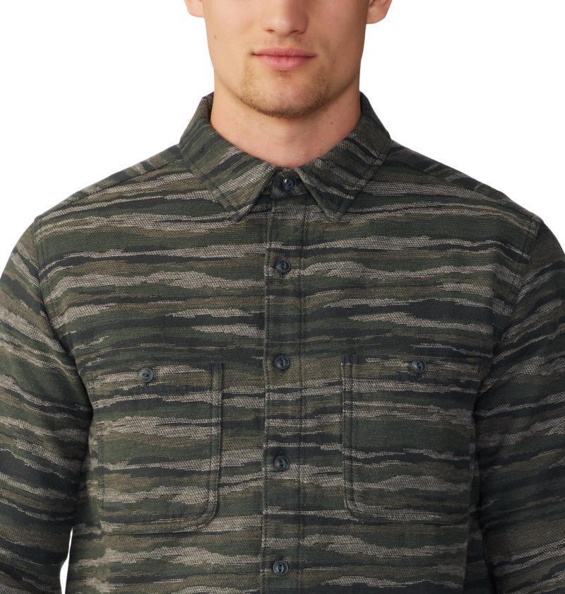 Granite Peak LS Flannel Shirt - Mens - Black Spruce Landscape Print 6