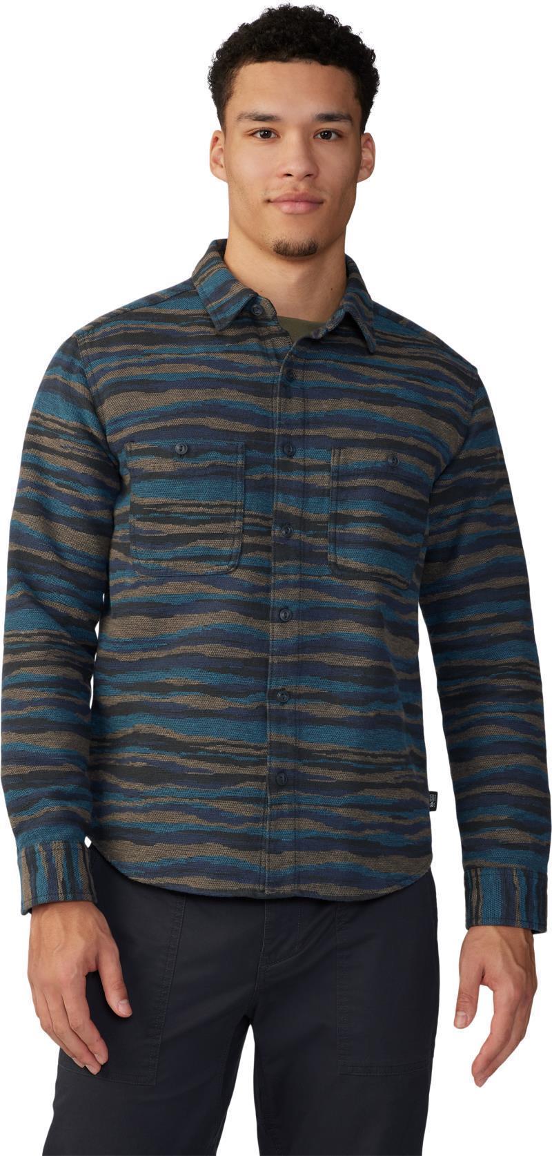 Granite Peak LS Flannel Shirt - Mens - Caspian Landscape Print 1