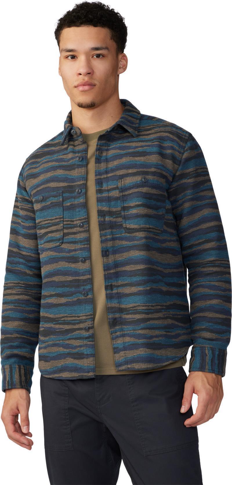 Granite Peak LS Flannel Shirt - Mens - Caspian Landscape Print 5