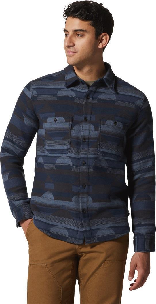Granite Peak LS Flannel Shirt - Mens - Hardwear Navy 1