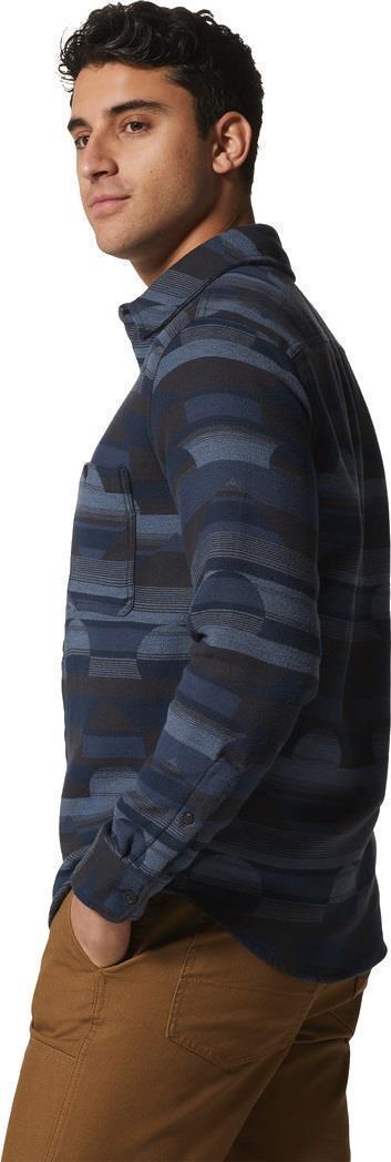 Granite Peak LS Flannel Shirt - Mens - Hardwear Navy 3