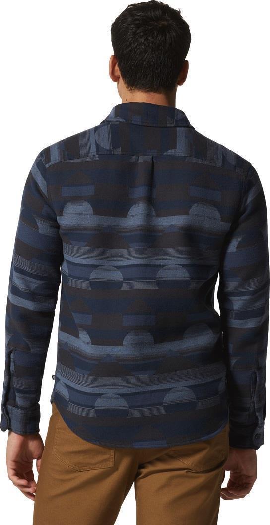 Granite Peak LS Flannel Shirt - Mens - Hardwear Navy 4