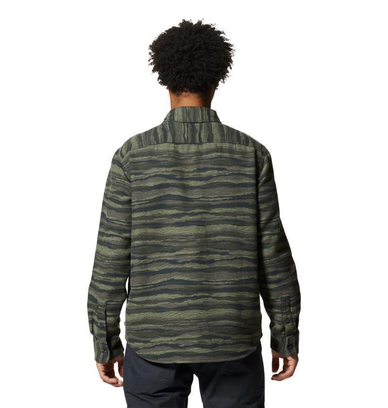 Granite Peak LS Flannel Shirt - Mens - stone green landscape 1