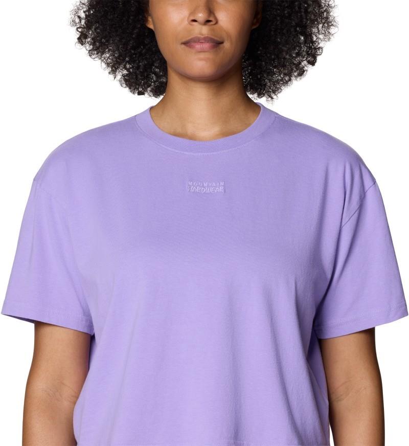 Graphic Boxy Crop SS - Womens - harbor violet 1