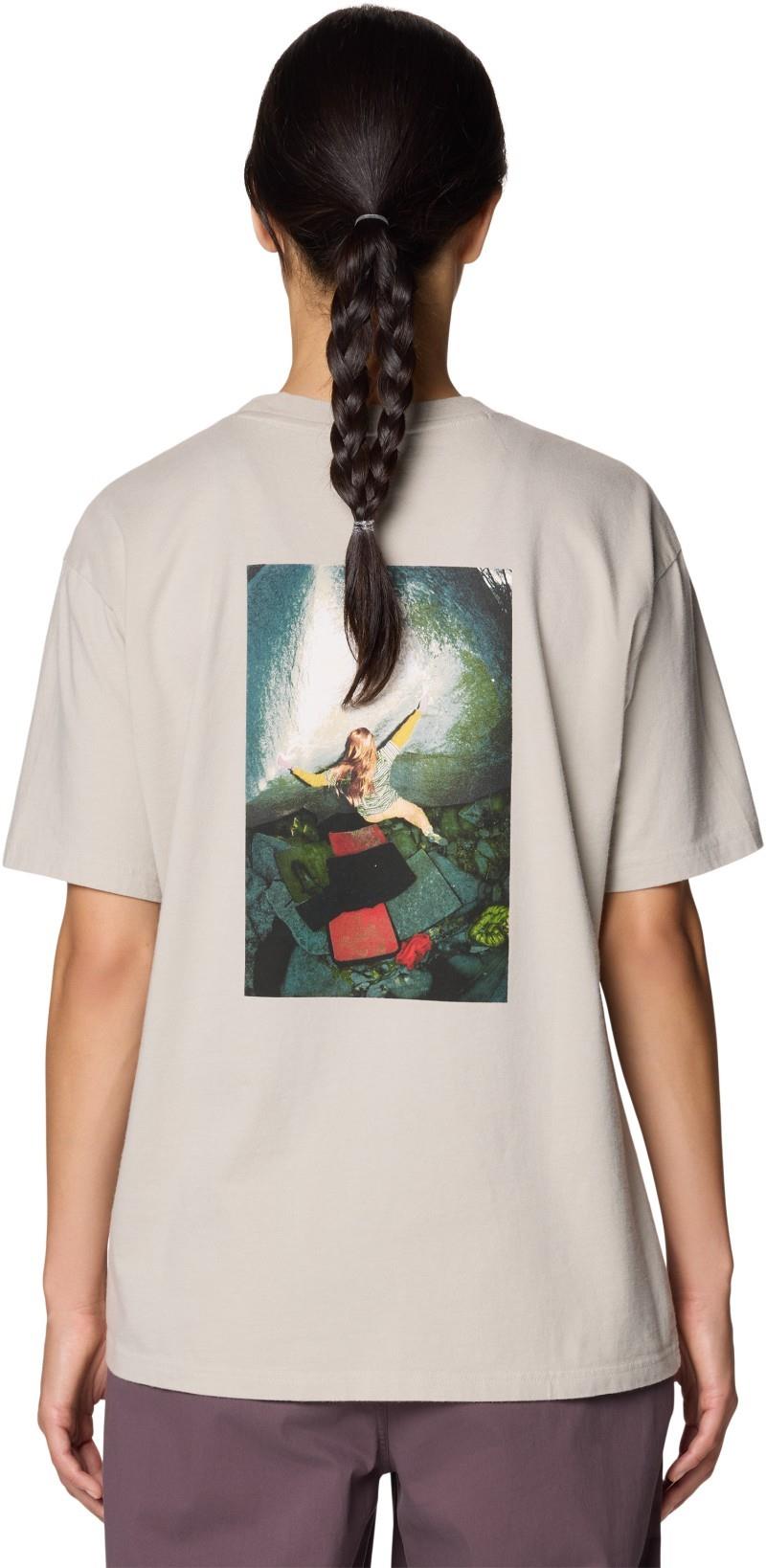 Graphic Boxy SS - Womens - oyster shell 1