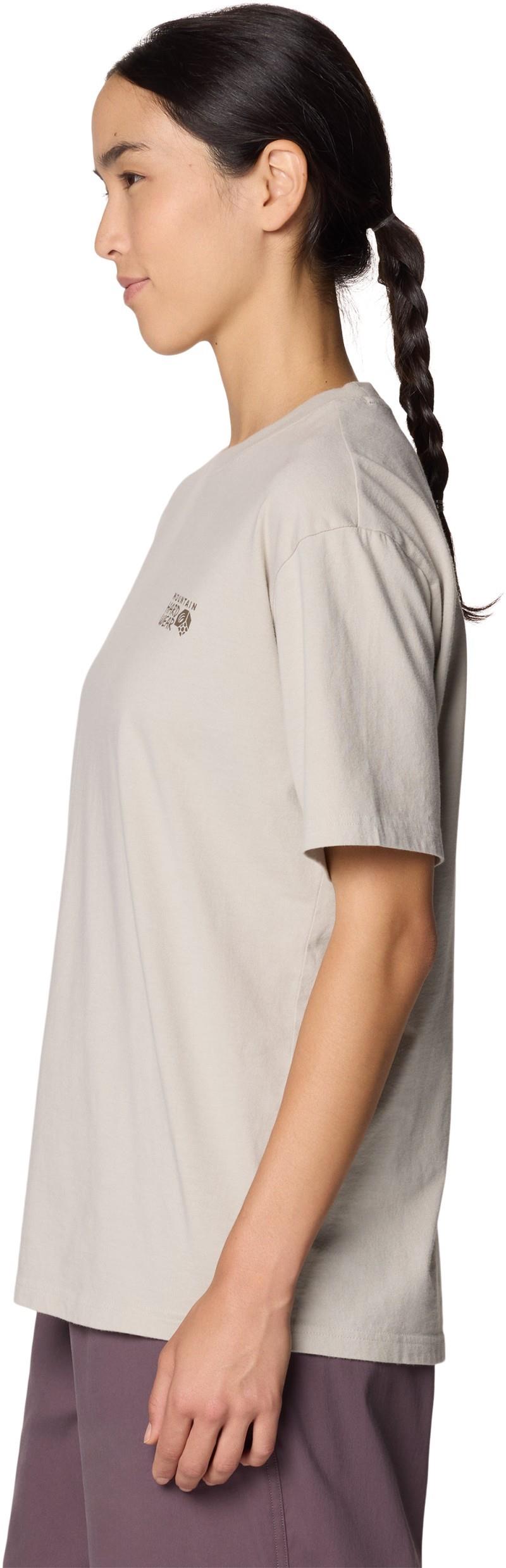 Graphic Boxy SS - Womens - oyster shell 1