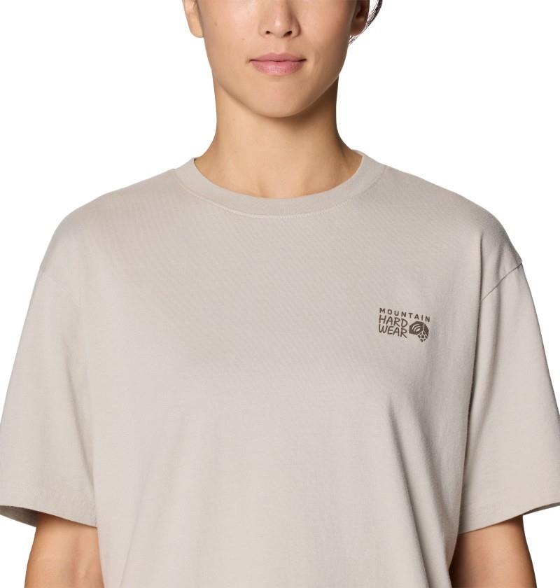 Graphic Boxy SS - Womens - oyster shell 1