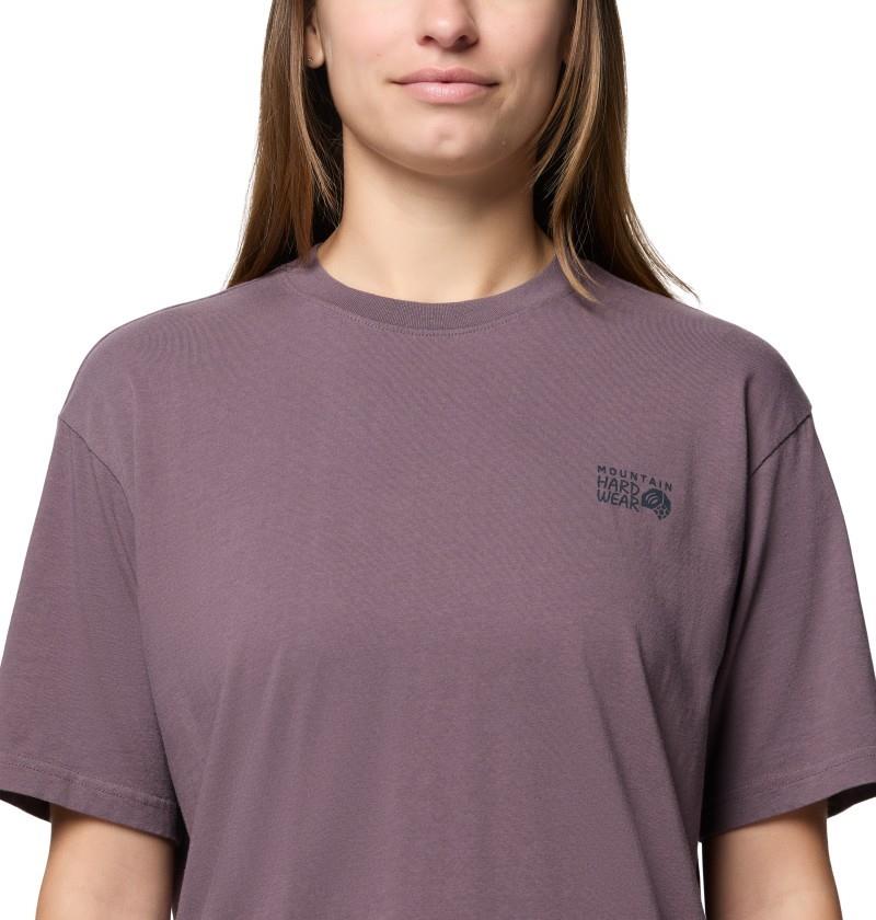 Graphic Boxy SS - Womens - purple sage 1