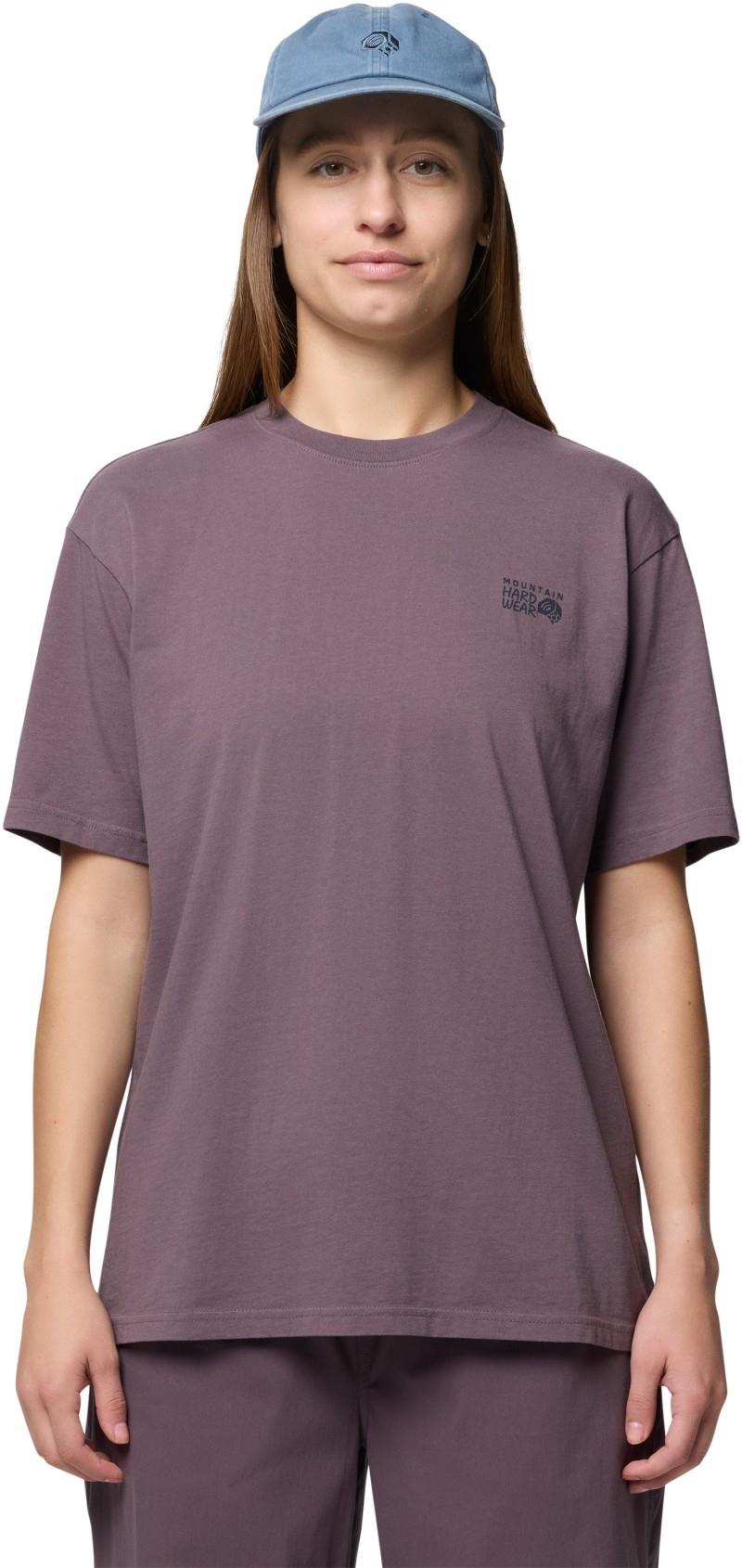 Graphic Boxy SS - Womens - purple sage 1