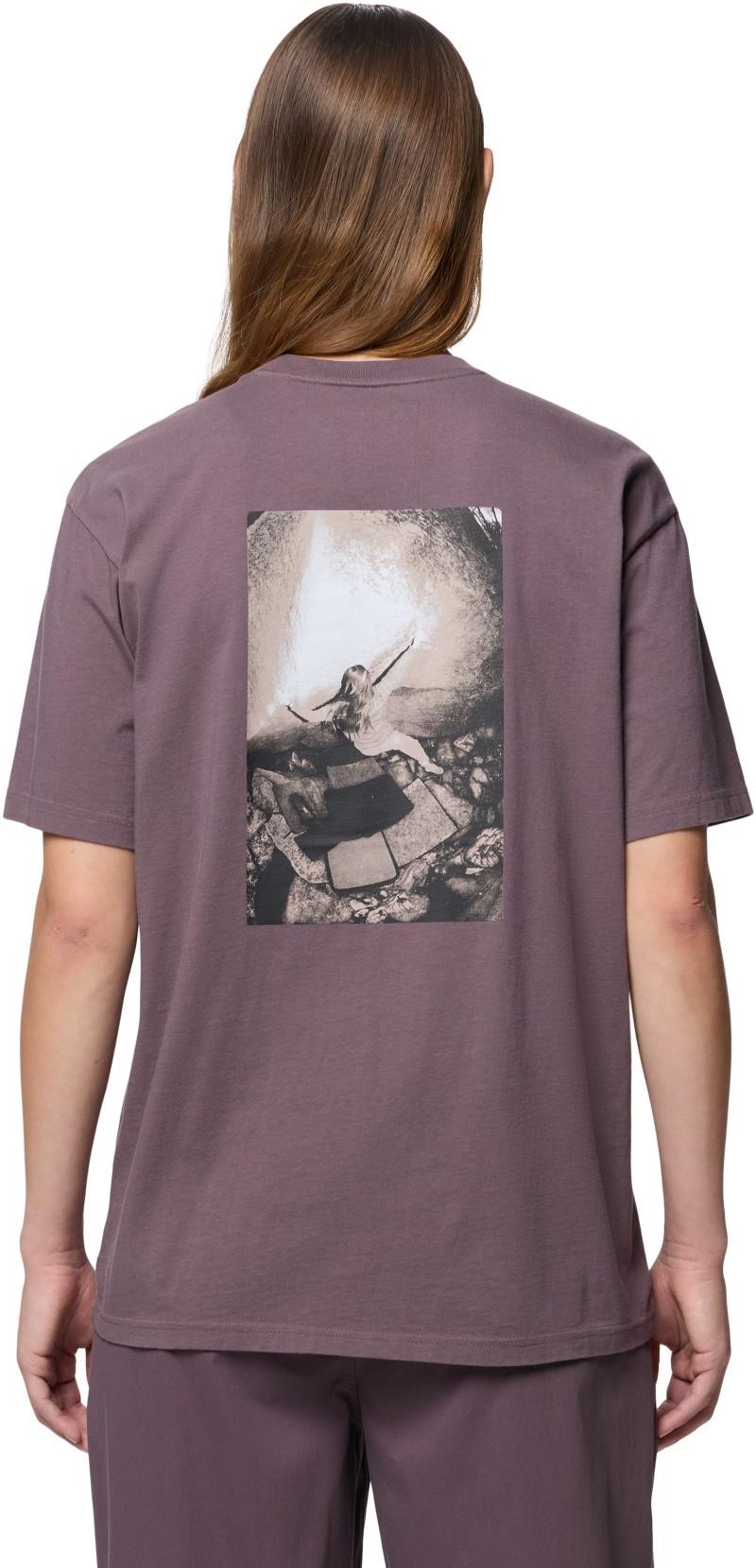 Graphic Boxy SS - Womens - purple sage 1