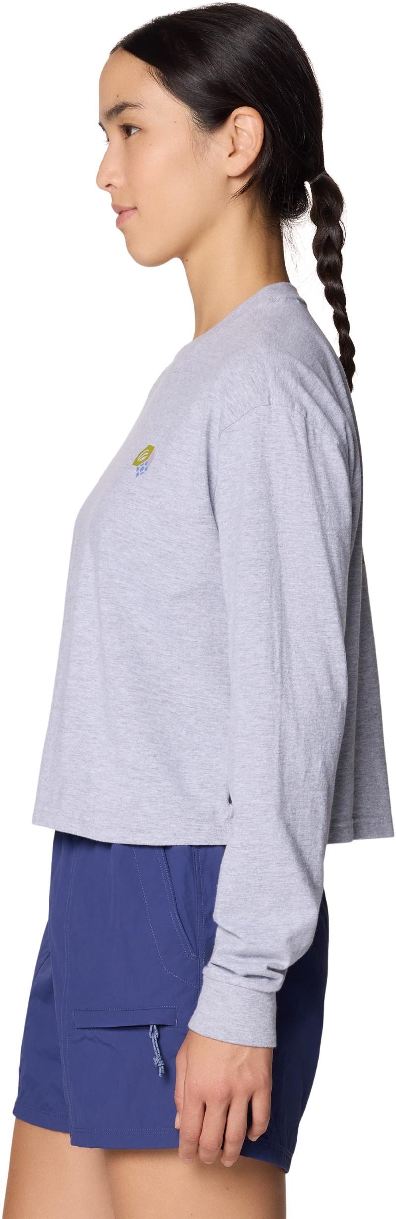 Graphic LS - Womens - hardwear grey heather 1