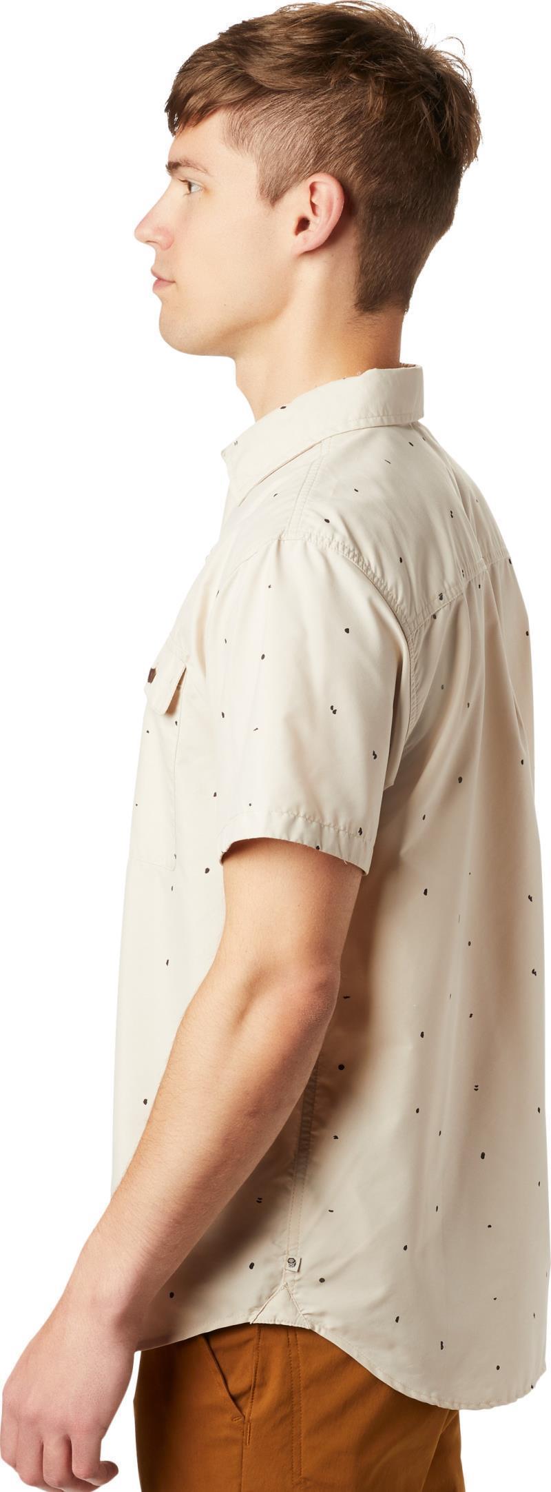 Greenstone SS Shirt - Mens - lightlands scatter dot print 1