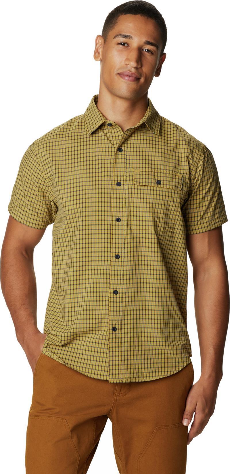 Greenstone SS Shirt - Mens - mojave tan mt davidson plaid 1