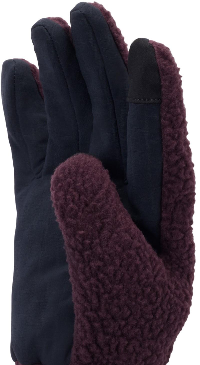 HiCamp Fleece Gloves - deep mulberry 1