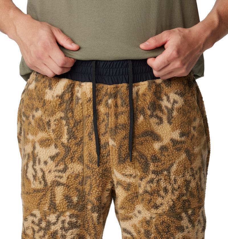 HiCamp Fleece Joggers - Mens - Corozo Nut Forests Floor Print 4