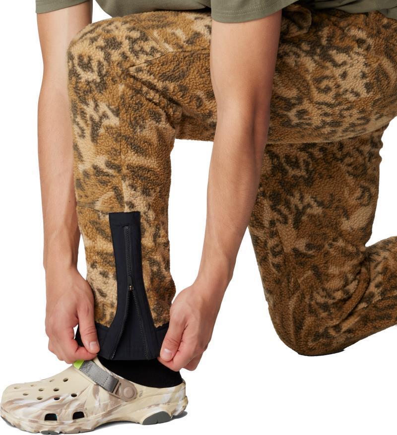 HiCamp Fleece Joggers - Mens - Corozo Nut Forests Floor Print 6