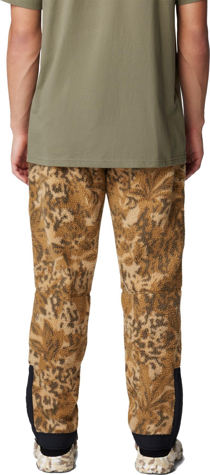 HiCamp Fleece Joggers - Mens - Corozo Nut Forests Floor Print 3