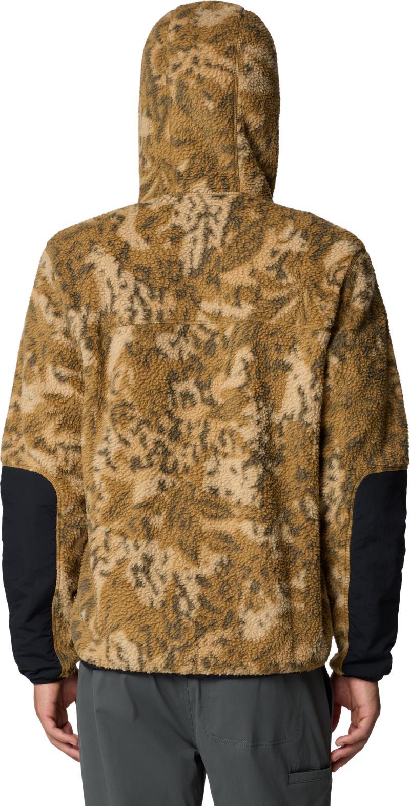 HiCamp Fleece Printed Hoody - Mens - corozo nut forests floor print 1