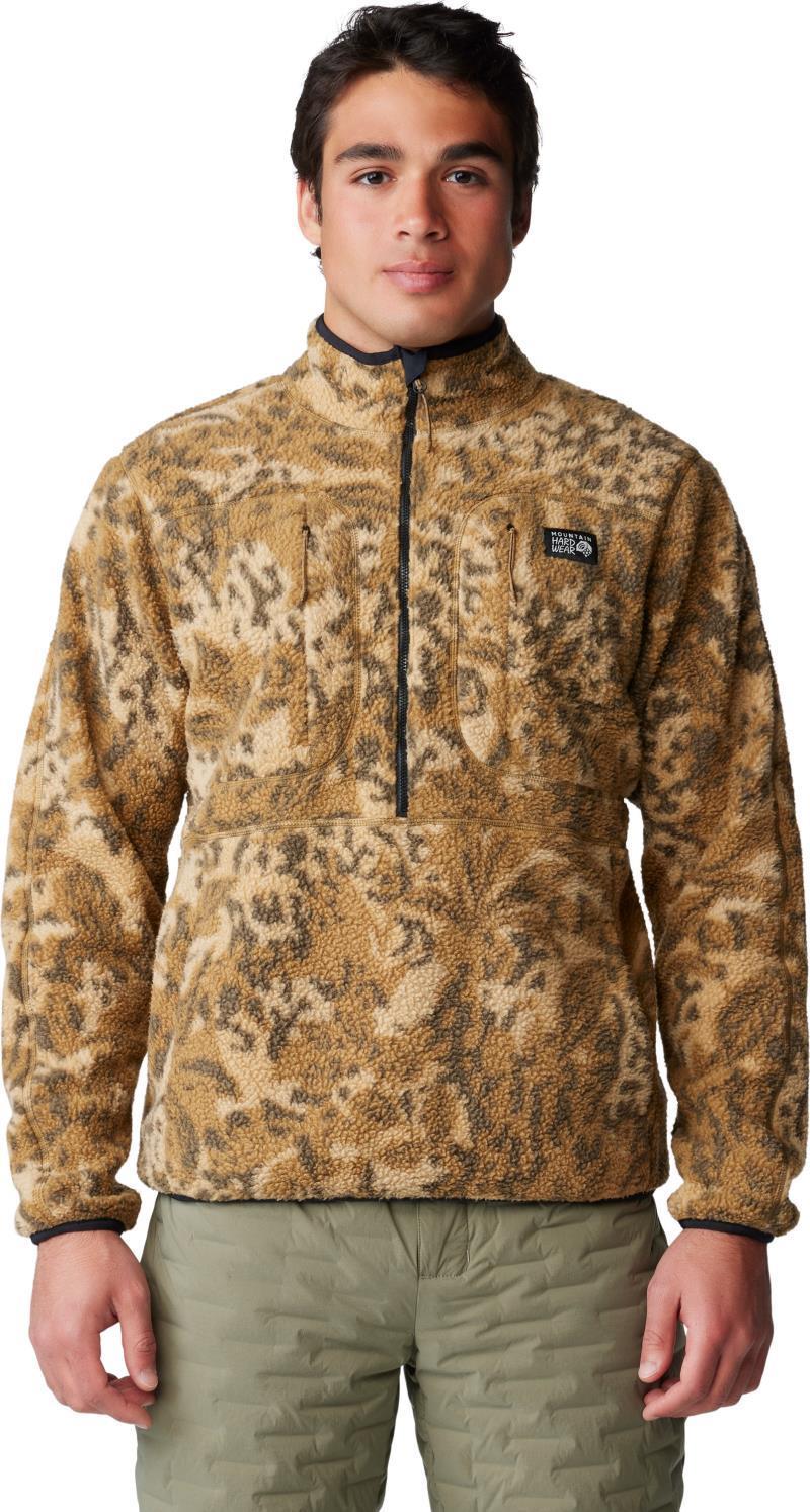 HiCamp Fleece Printed Pullover - Mens - Corozo Nut Forests Floor Print 3