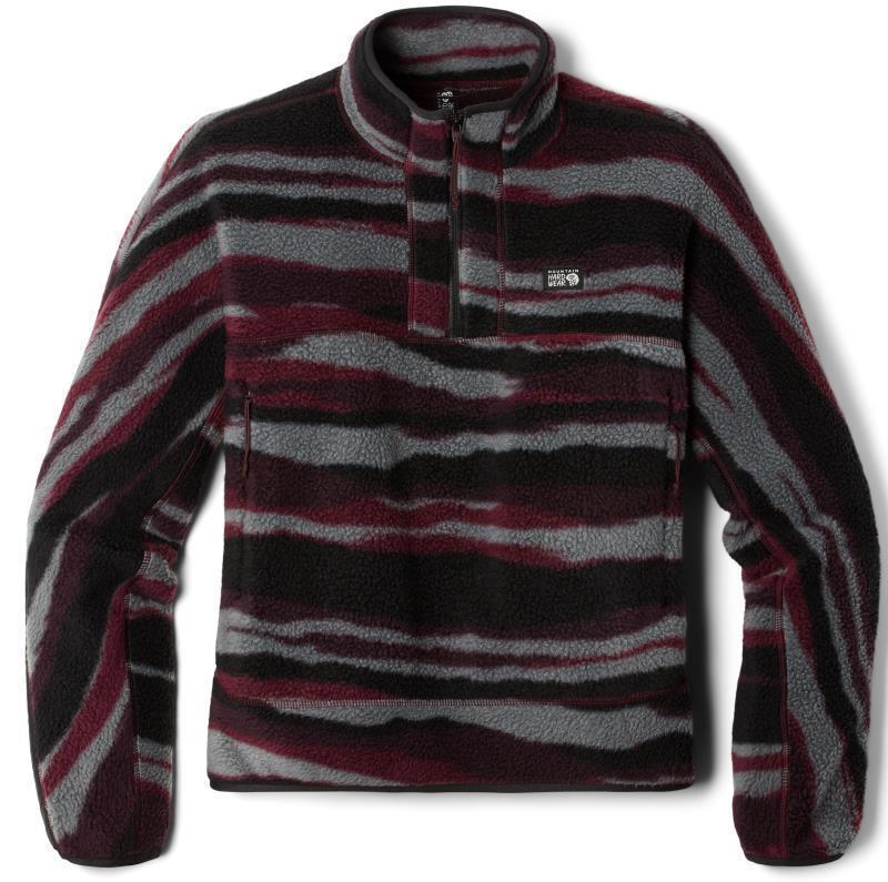 HiCamp Fleece Pullover - Womens - Cocoa Red Landscape Print 1