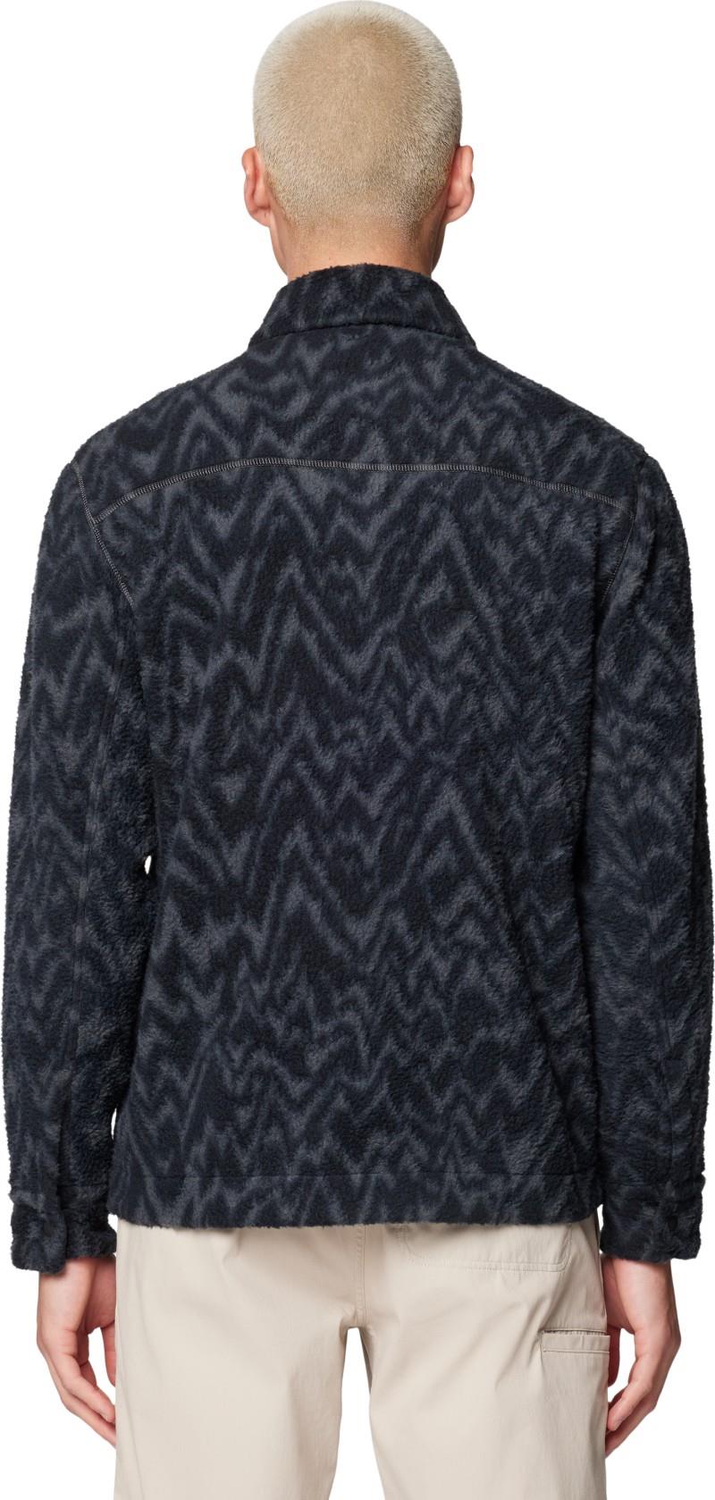 HiCamp Fleece Shacket - Mens - volcanic peaks xl print 1