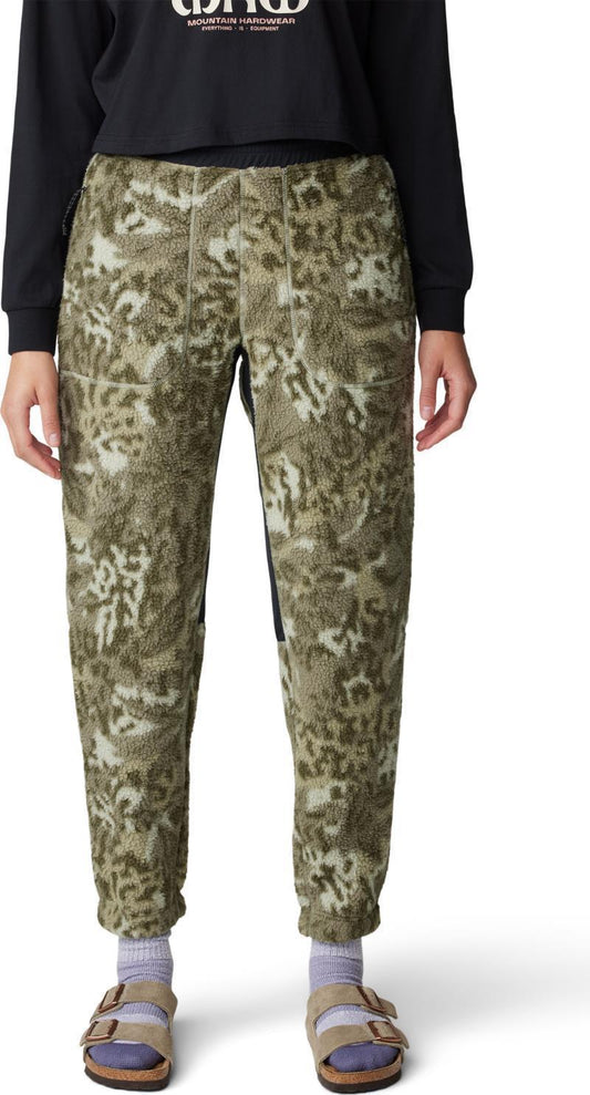 HiCamp Joggers - Womens - White Sage Forests Floor Print 2