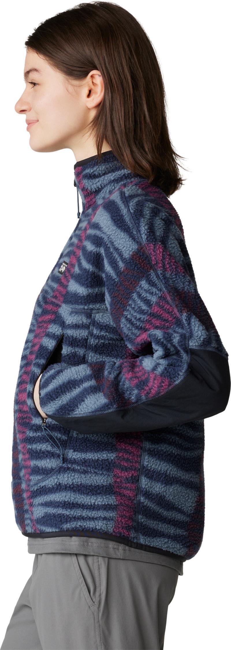 HiCamp Printed Pullover - Womens - Moon Blue Ridge Stripe Print 3