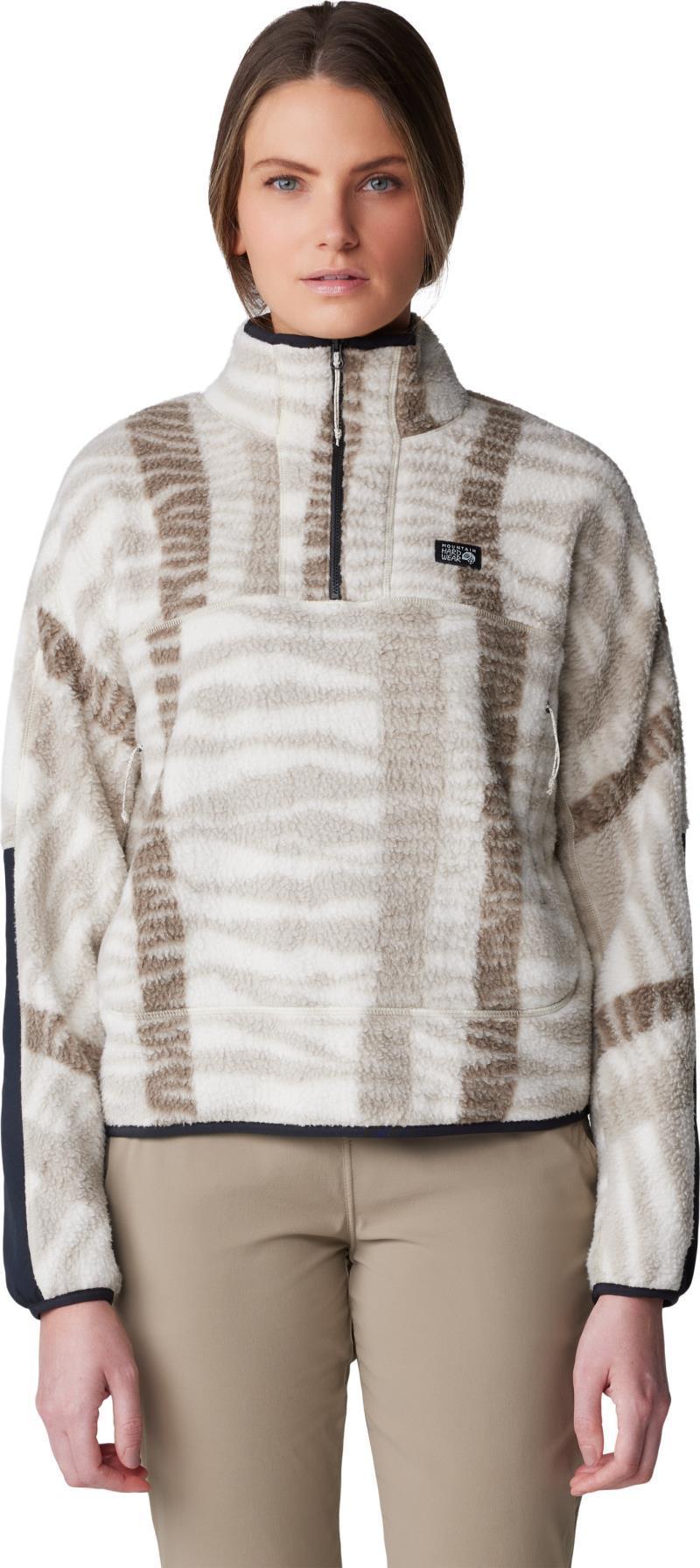 HiCamp Printed Pullover - Womens - WIld Oyster Ridge Stripe Print 1