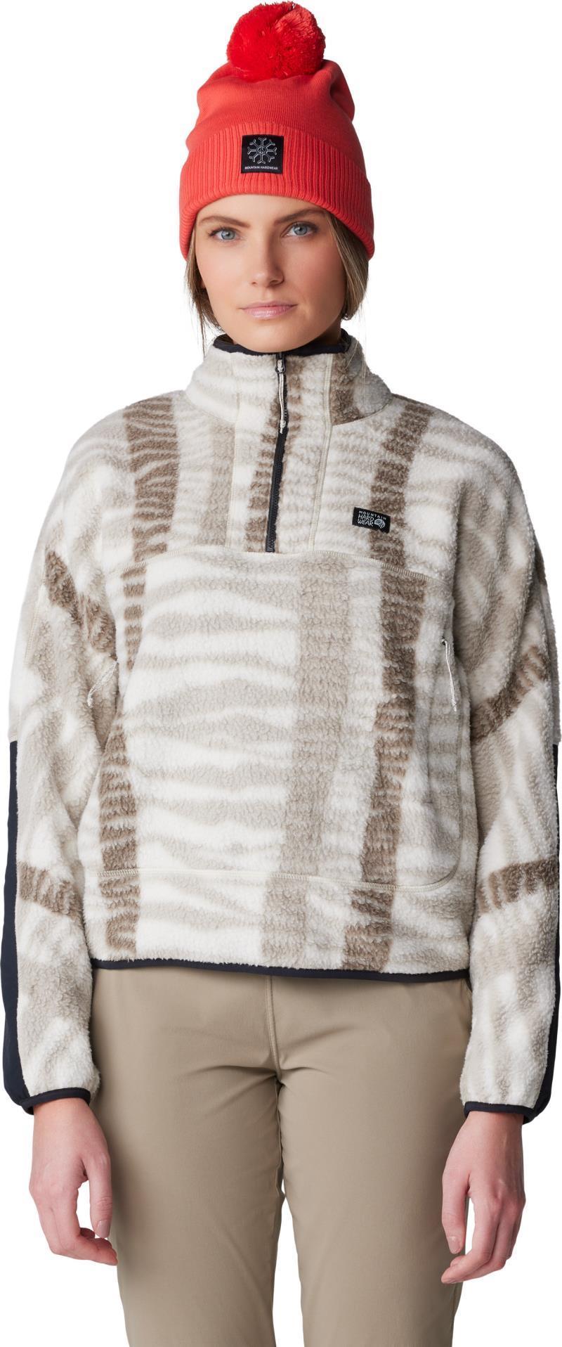 HiCamp Printed Pullover - Womens - WIld Oyster Ridge Stripe Print 3