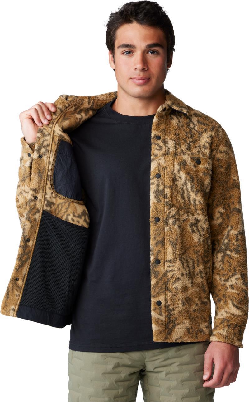 HiCamp Shacket - Mens - Corozo Nut Forests Floor Print 4
