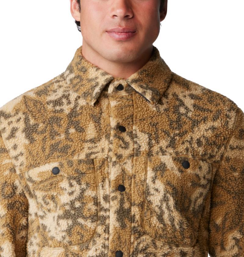 HiCamp Shacket - Mens - Corozo Nut Forests Floor Print 5