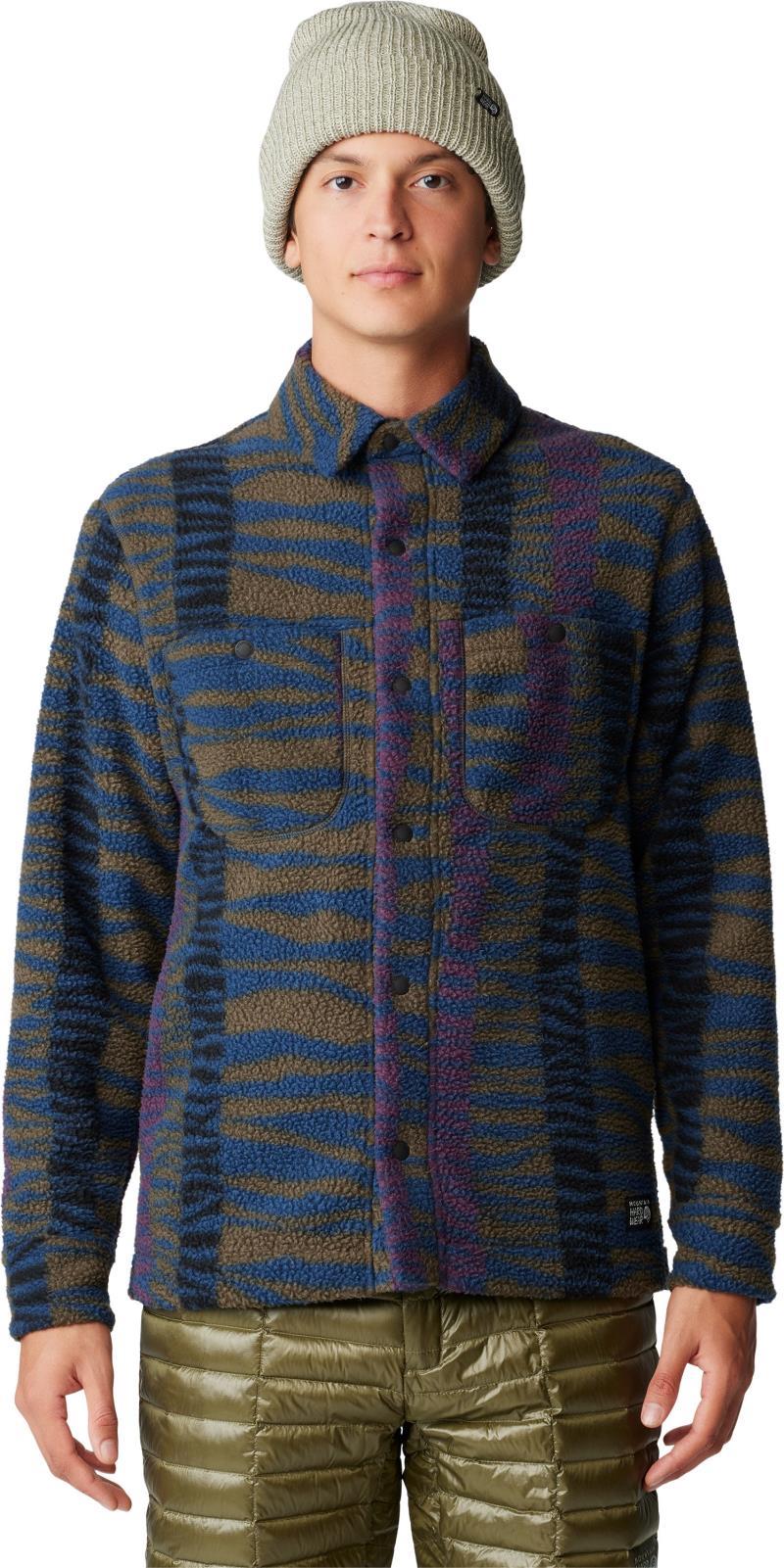 HiCamp Shacket - Mens - Ridgeline Ridge Stripe Print 1