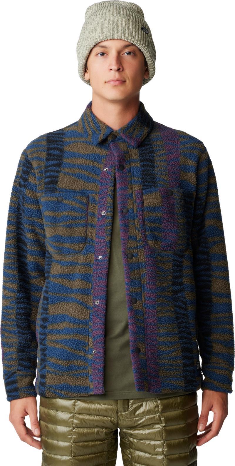 HiCamp Shacket - Mens - Ridgeline Ridge Stripe Print 3