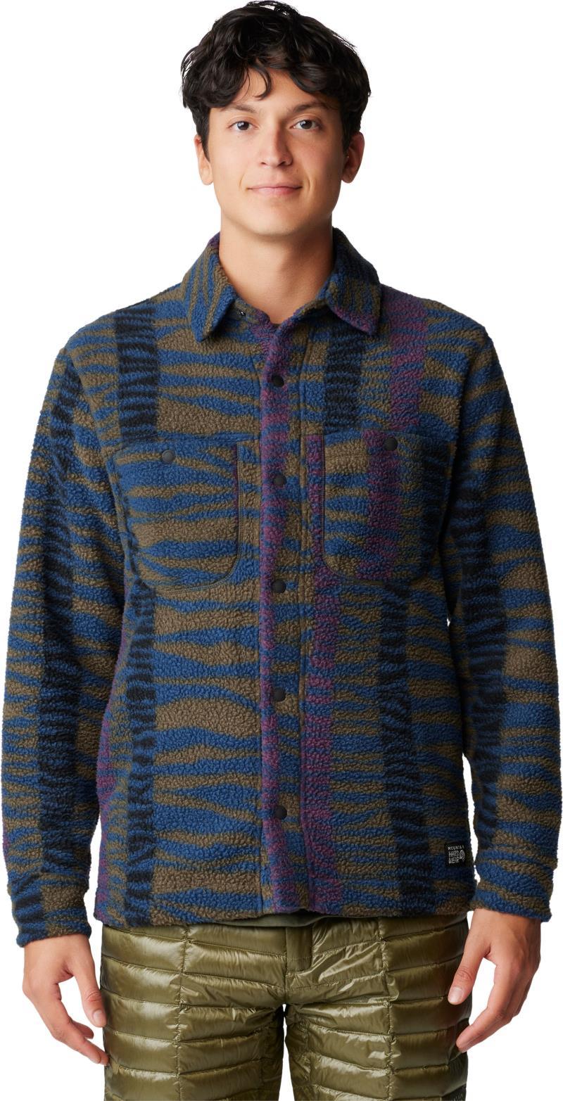HiCamp Shacket - Mens - Ridgeline Ridge Stripe Print 4