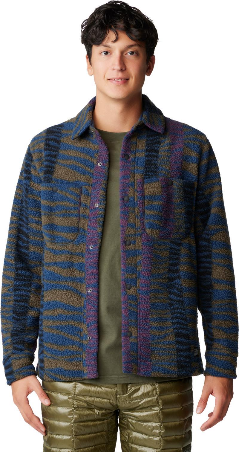 HiCamp Shacket - Mens - Ridgeline Ridge Stripe Print 5
