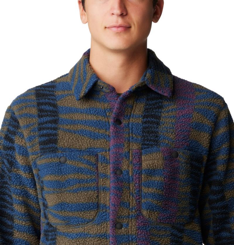HiCamp Shacket - Mens - Ridgeline Ridge Stripe Print 7