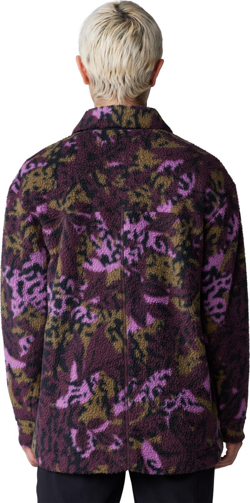 HiCamp Shacket - Womens - Blackberry Forests Floor Print 2
