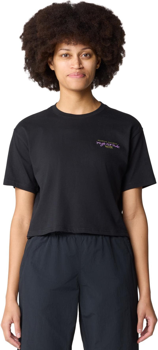 High Altitude Boxy Crop SS - Womens - black 1