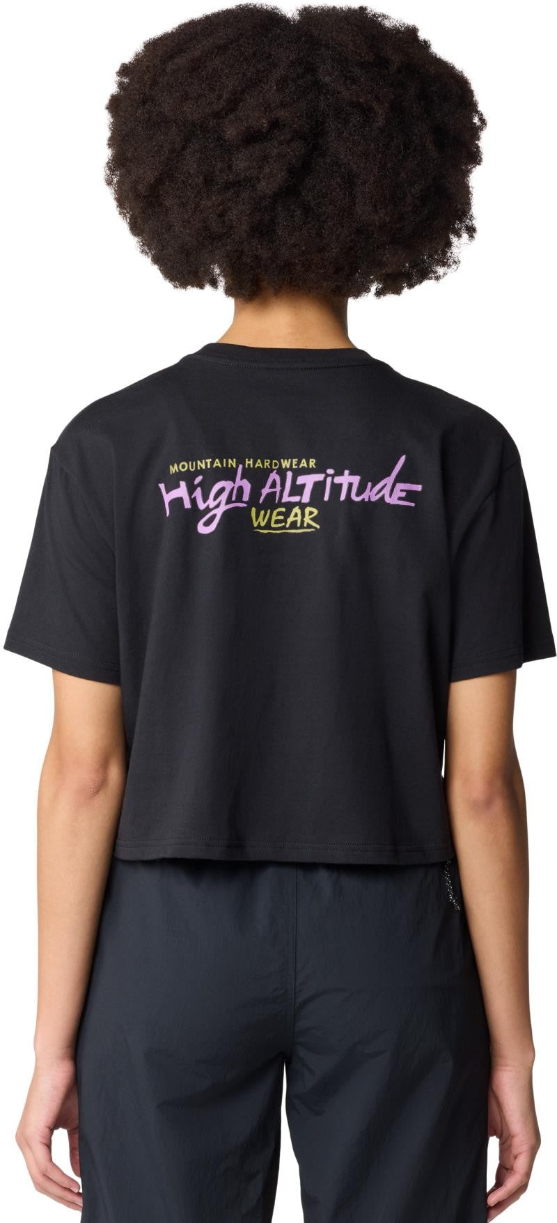 High Altitude Boxy Crop SS - Womens - black 1
