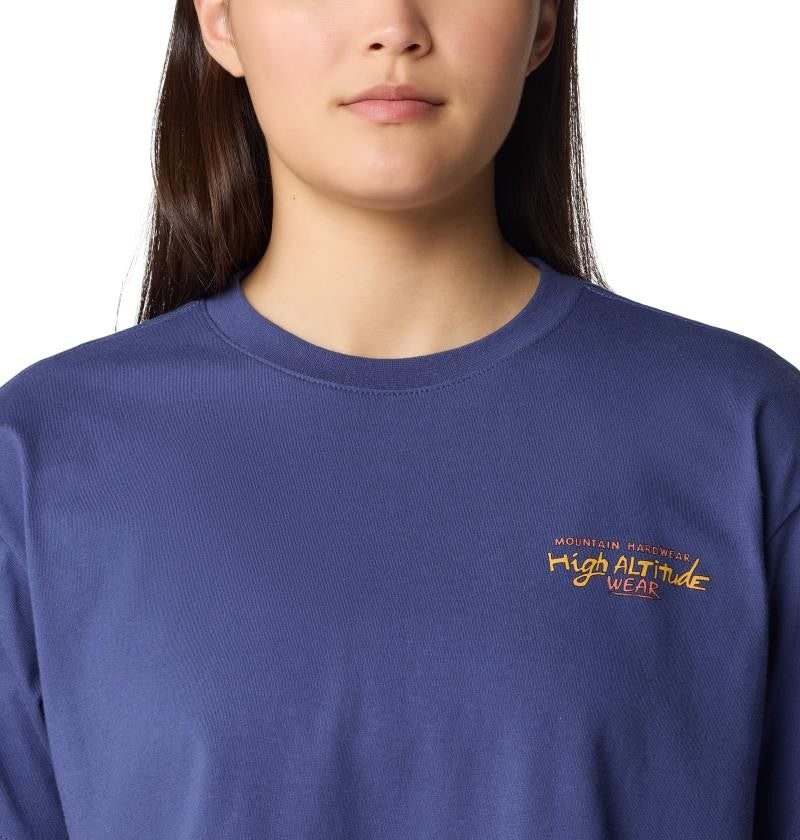 High Altitude Boxy Crop SS - Womens - lapis dusk 1