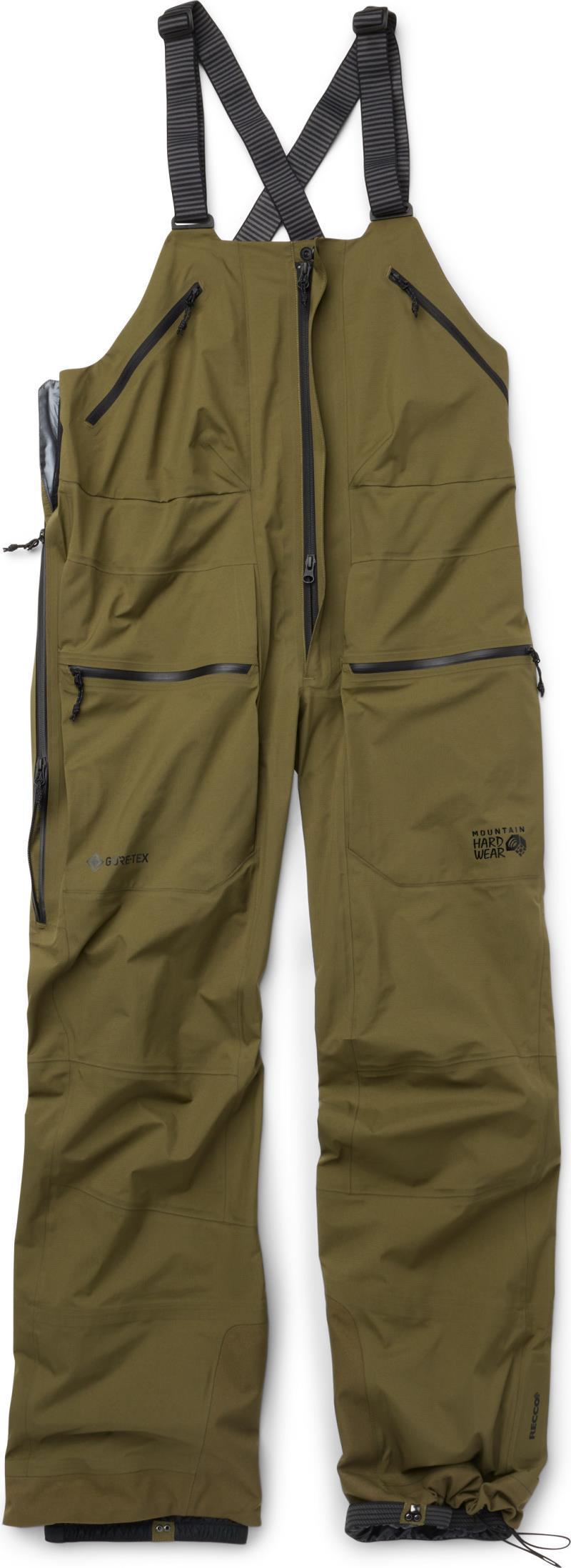 High Exposure GTX C-KNIT Bibs, Long - Mens - Combat Green 1