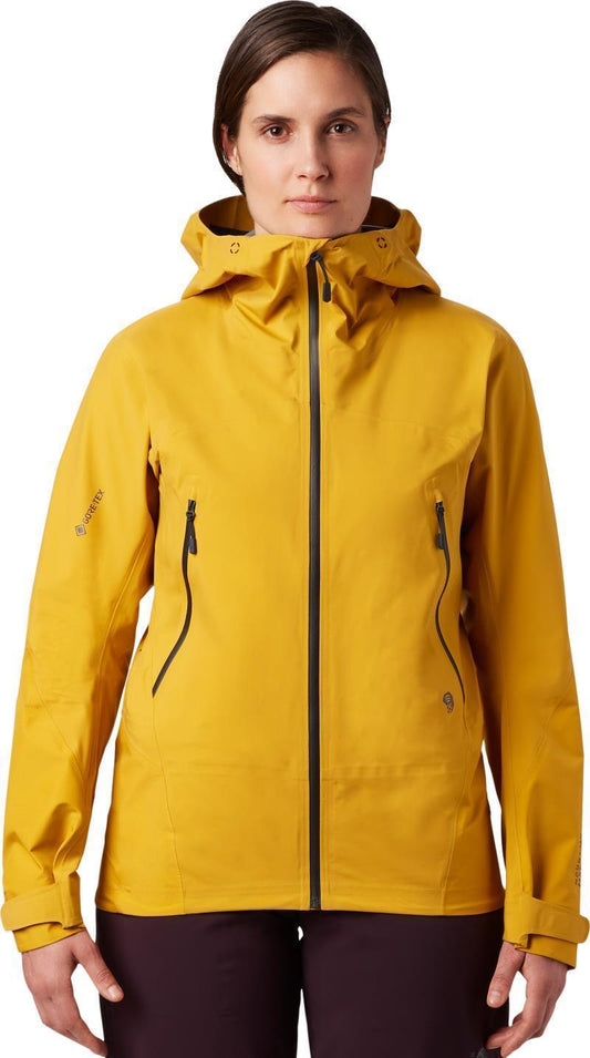 High Exposure GTX C-Knit Jacket - Womens - Gold Hour 1