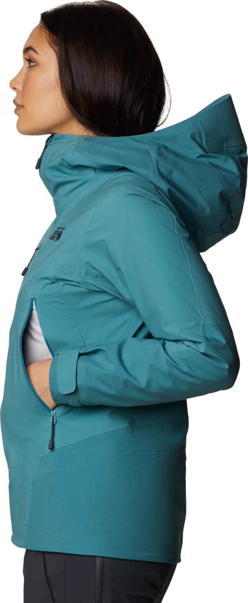 High Exposure GTX C-Knit Jacket - Womens - Washed Turq 2