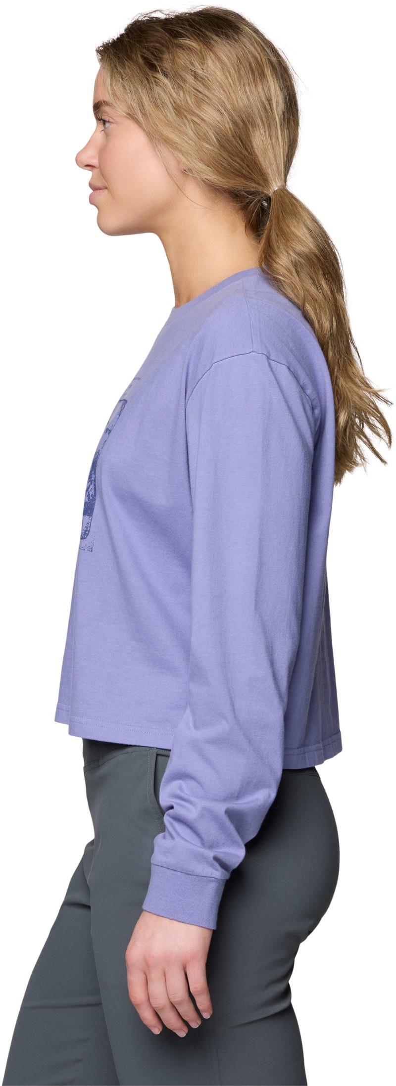 In the Mountains Boxy Crop LS - Womens - avid 1
