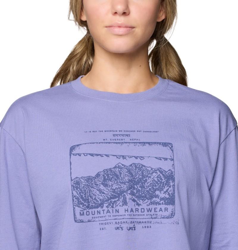 In the Mountains Boxy Crop LS - Womens - avid 1