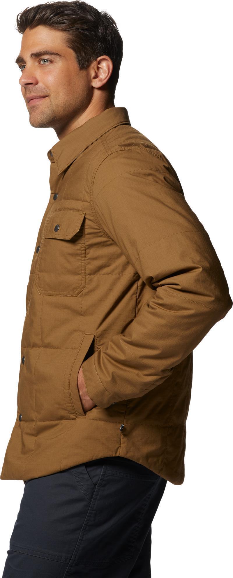J Tree Insulated Shacket - Mens - Corozo Nut 4