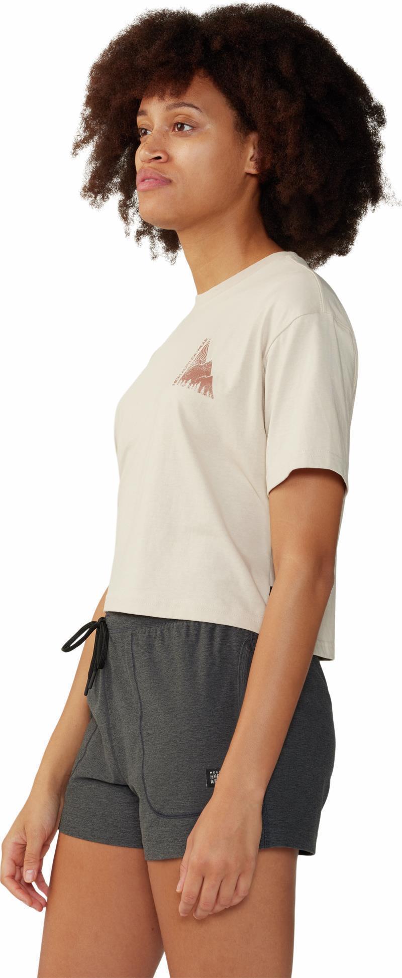 Jagged Peak Boxy Crop SS - Womens - Wild Oyster 5