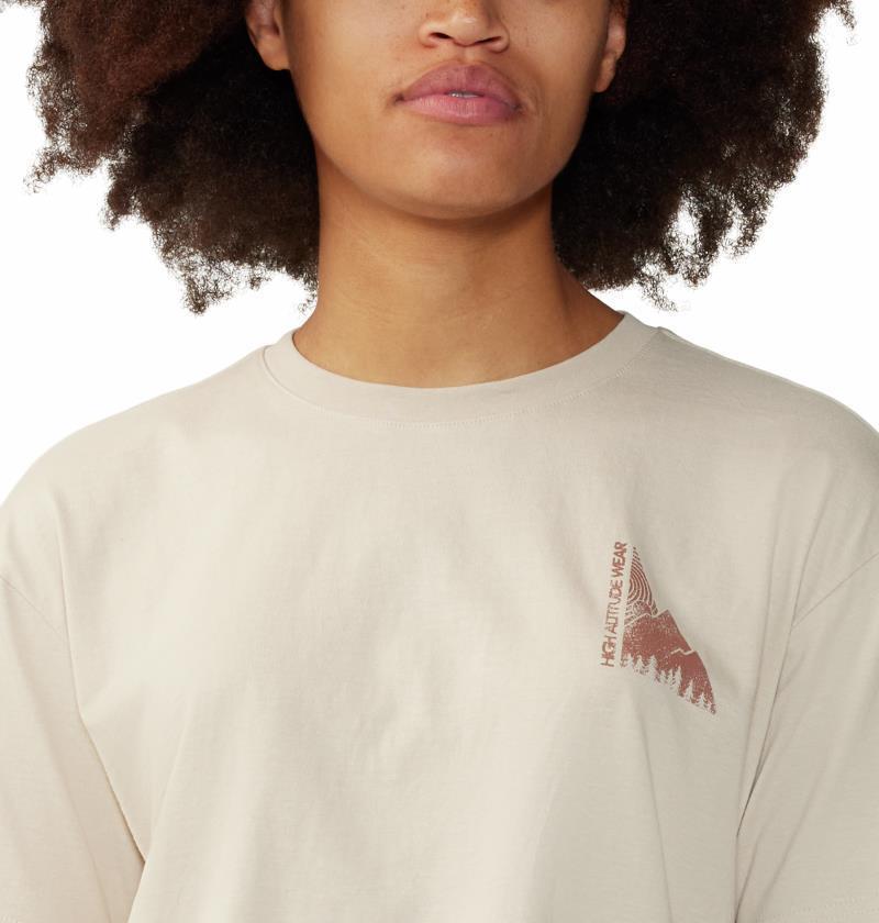 Jagged Peak Boxy Crop SS - Womens - Wild Oyster 4